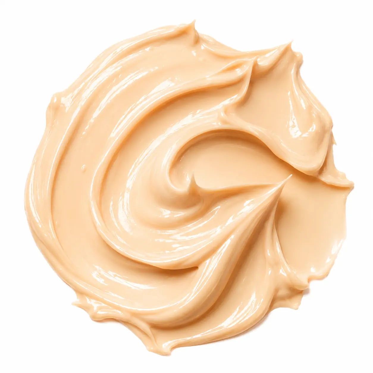 Textura cremosa bege do Creme para Mãos Caramelo com Creme O Sfumato™ com aparência suave e hidratante.
