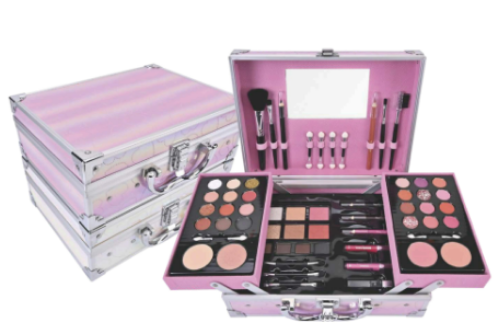 O Sfumato™ Maleta de Maquiagem Completa Rosa Pastel