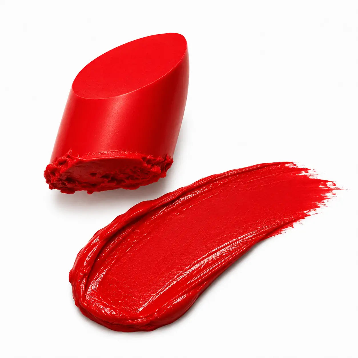 Swatch do O Sfumato™ Batom Vermelho Pitanga Imperial em tom vermelho intenso