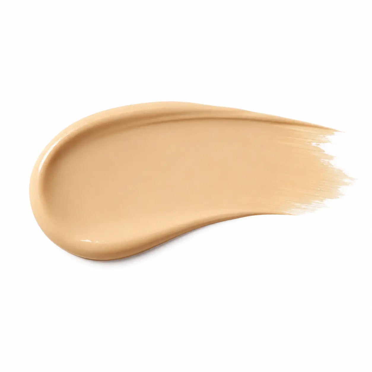 Amostra da base líquida O Sfumato™ 01 Bege Claro Natural em fundo branco