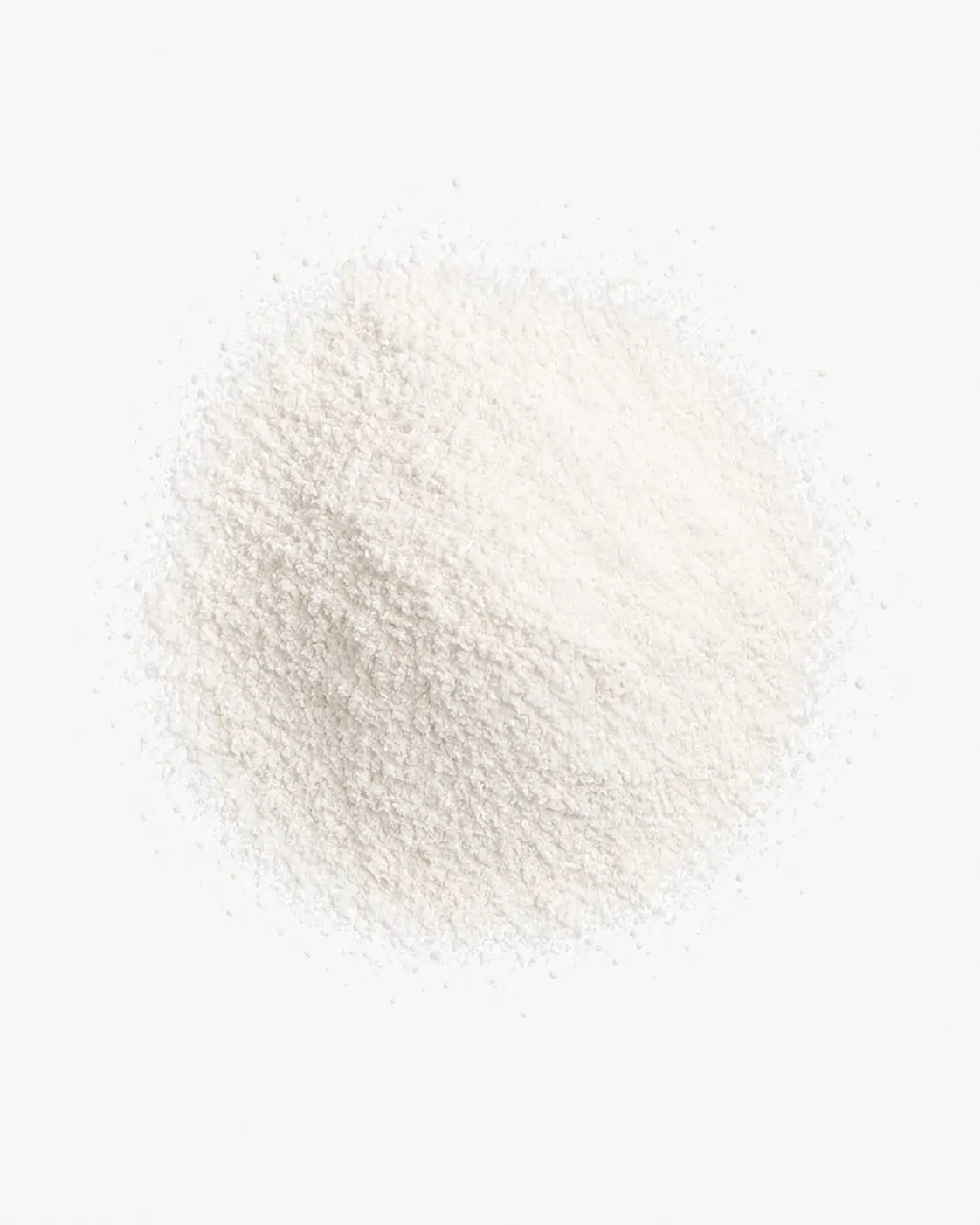 Textura do pó solto translúcido O Sfumato™ em uma pequena porção sobre fundo branco