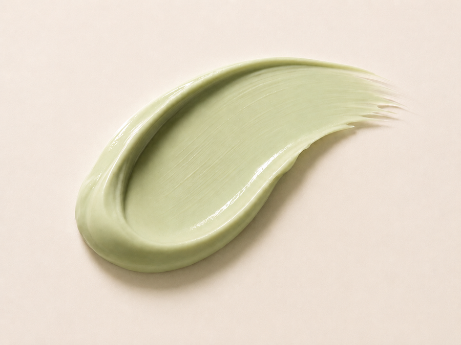 O Sfumato™ Primer Facial Verde FPS 50 com embalagem verde e dourada para preparação da pele