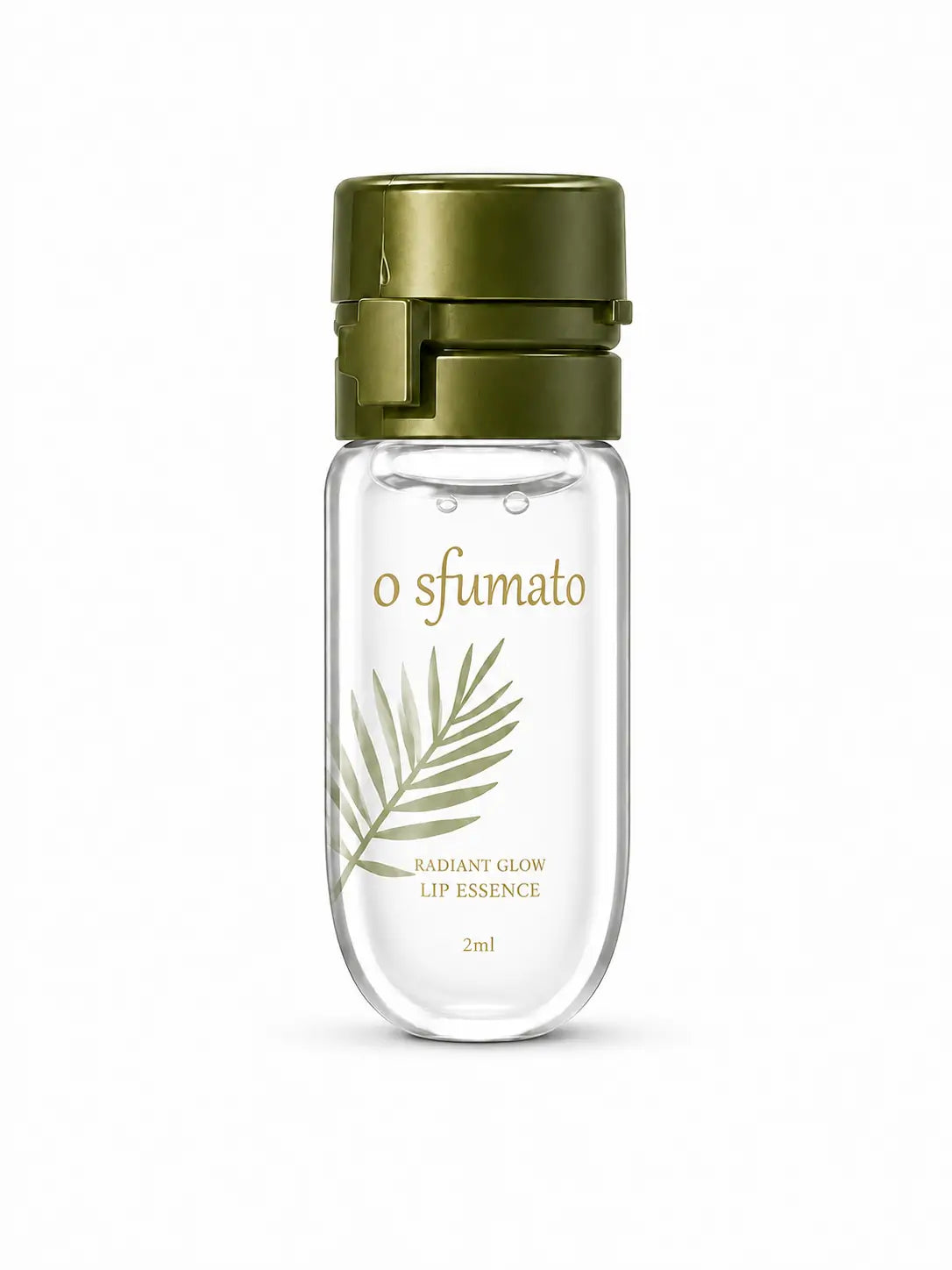 Cápsula individual do O Sfumato Radiant Clean Óleo Demaquilante Monodose em fundo branco